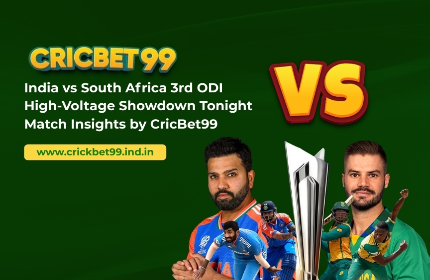 IND vs SA 3rd ODI preview by CricBet99 with match analysis